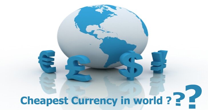 Which Country has Lowest Currency Value