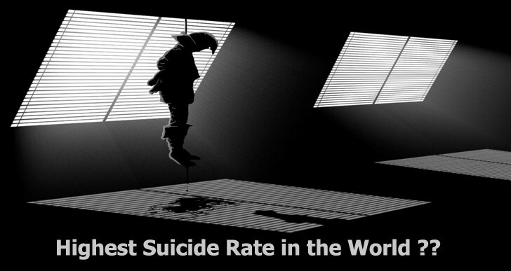 Which Country has the Highest Suicide Rate